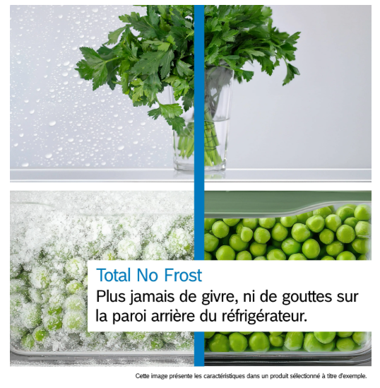 Bosch KGN39VLEB Réfrigérateur et congélateur 368 L Classe E - Inox