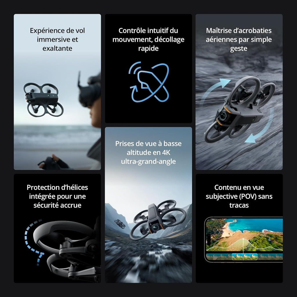 DJI Avata 2 Fly smart combo 3 batteries