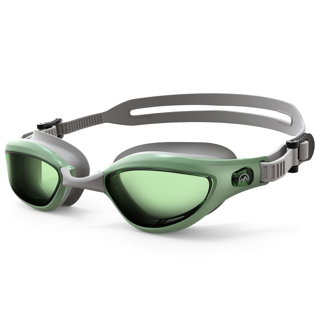 OutdoorMaster Goby Lunettes de natation adulte - Vert