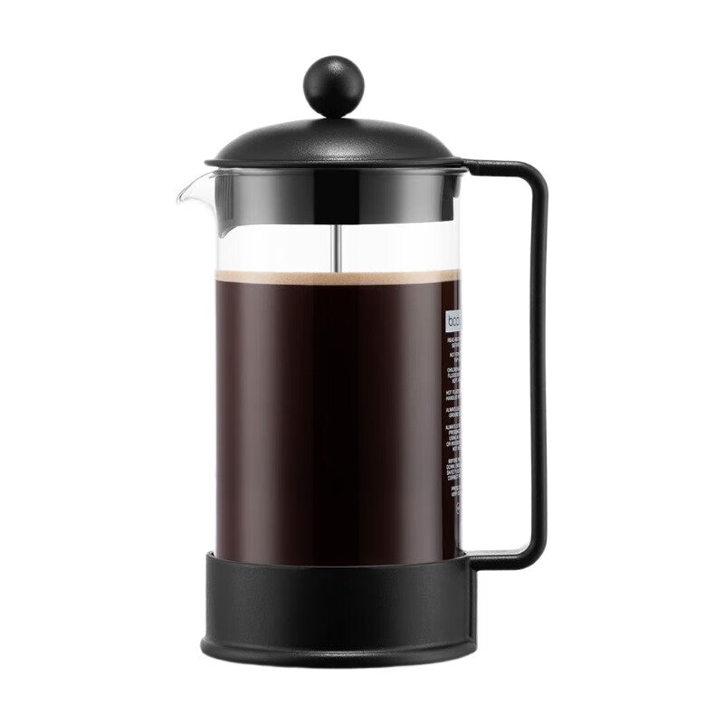 Bodum Brazil Cafetière à piston 1 L - 8 tasses - Noir