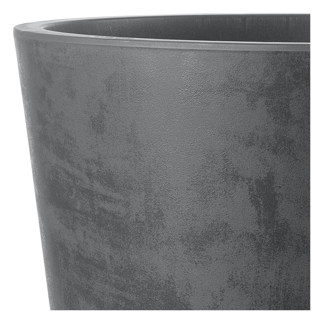 DEROMA Vaso Millennium R Anthracite à réserve d'eau et roulettes 59cm