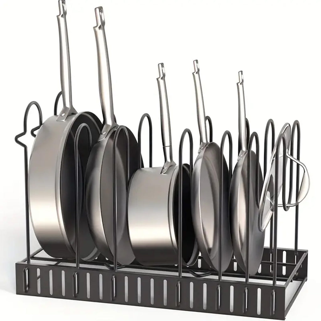 SRD Étagère de rangement à 8 niveaux pour cuisine en acier 4,5 mm