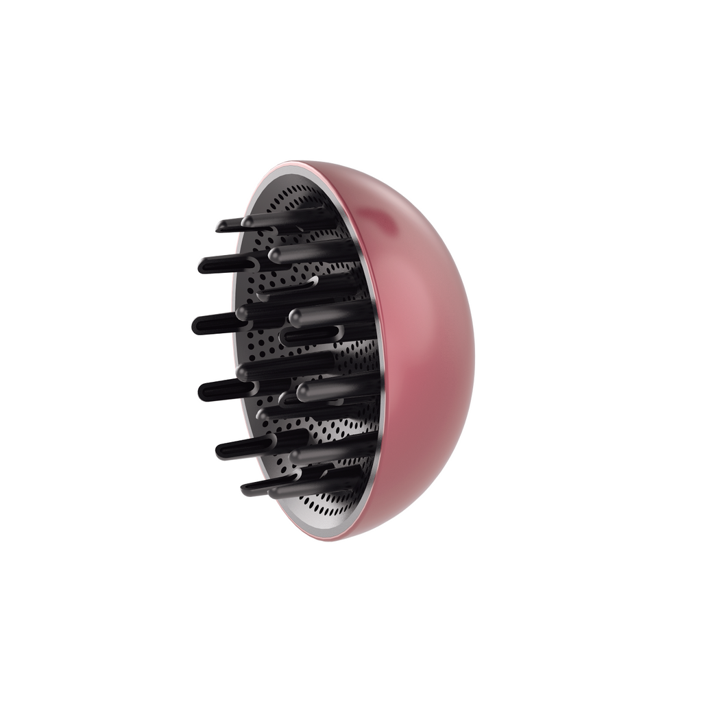 Demeliss Sèche-cheveux - Kit de sèche-cheveux ultime - Diffuseur magnétique - 1600 W - Cherry Chérie