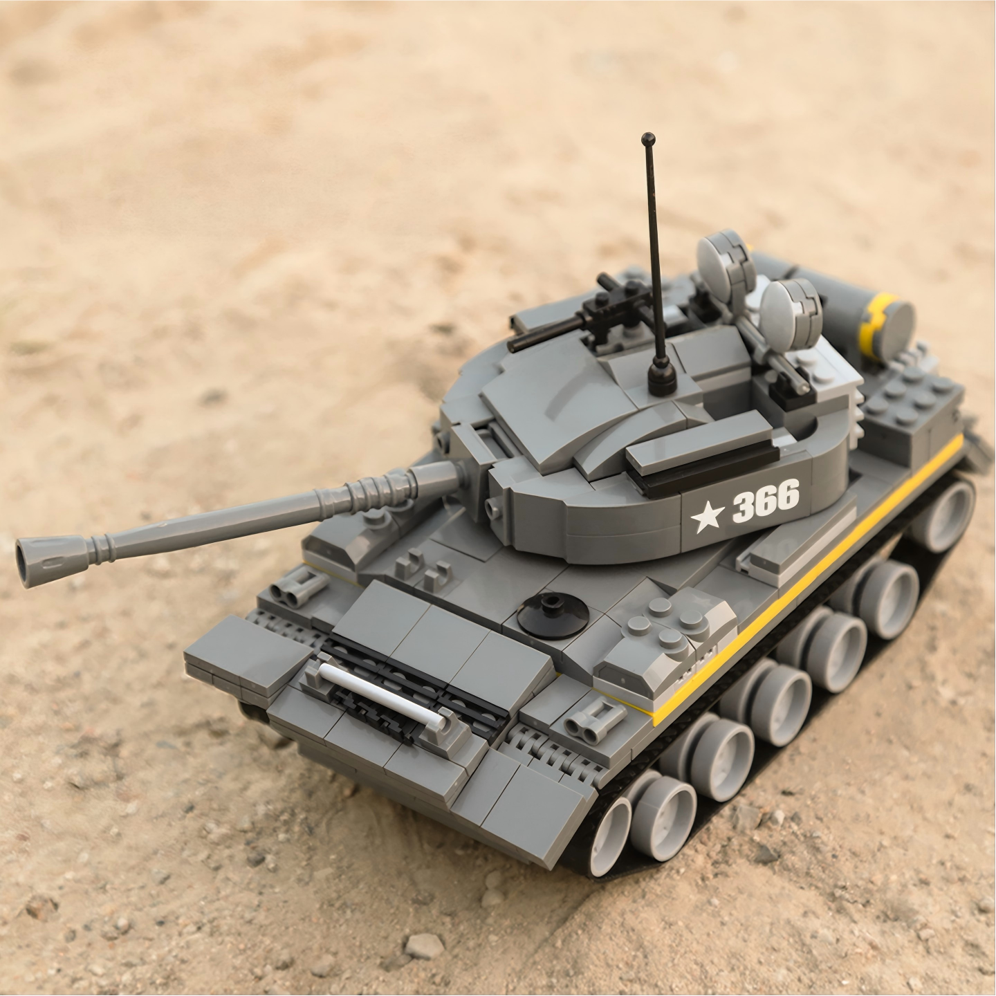 WANGE T‑54 Ensemble de Blocs de Construction 346 Pièces pour Tank Moyen pour Bricoleurs