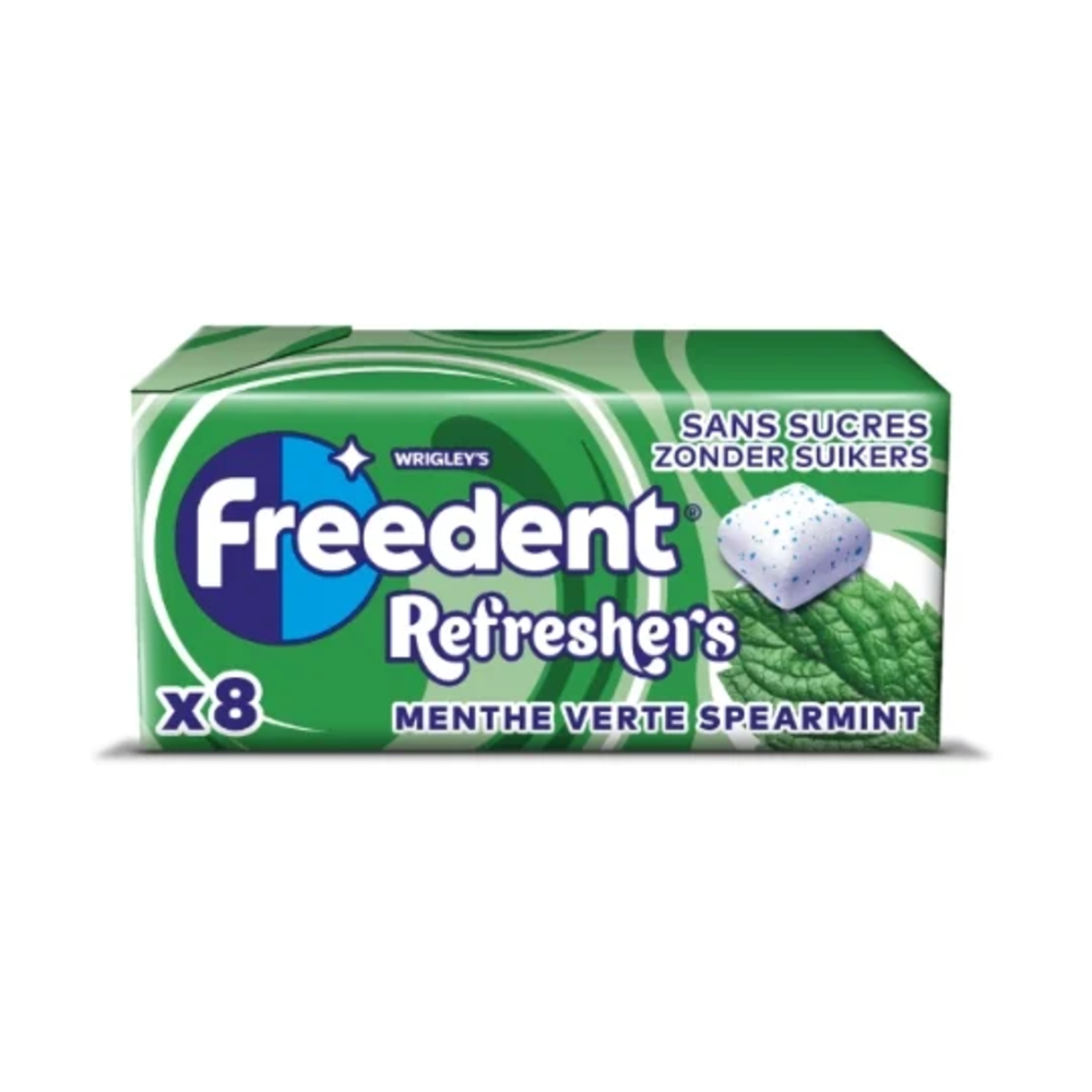 FREEDENT refresh menthe verte x1 18g
