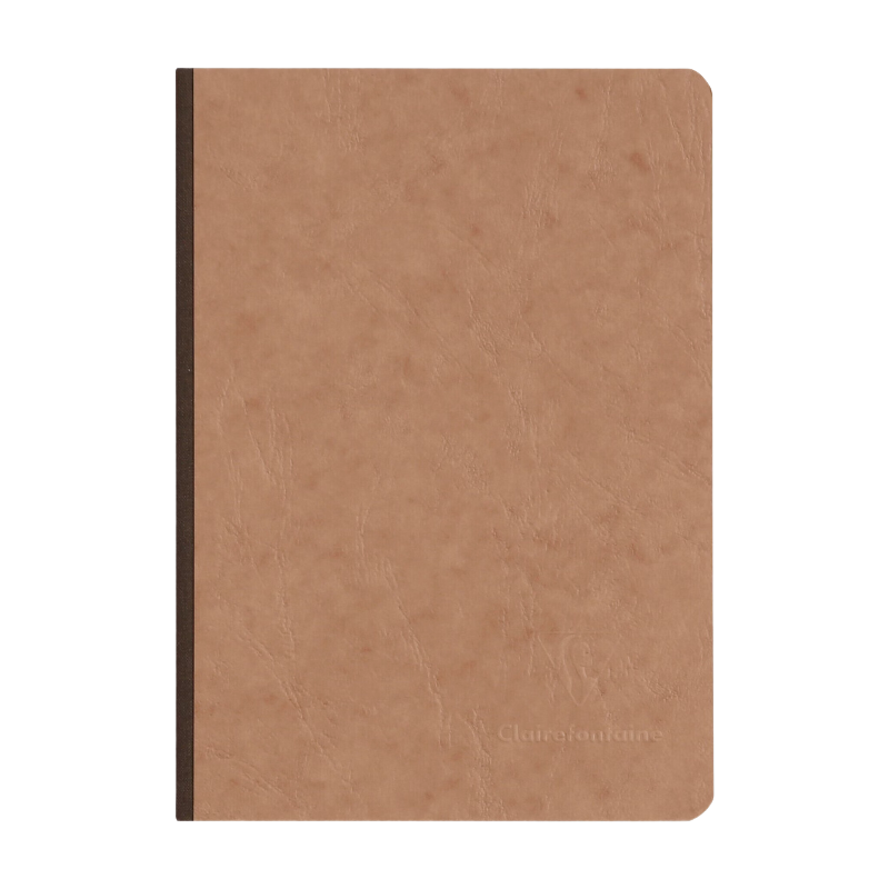 CLAIREFONTAINE Nomaddict (Age Bag) carnet broché 14,8x21cm 192p ligné tabac