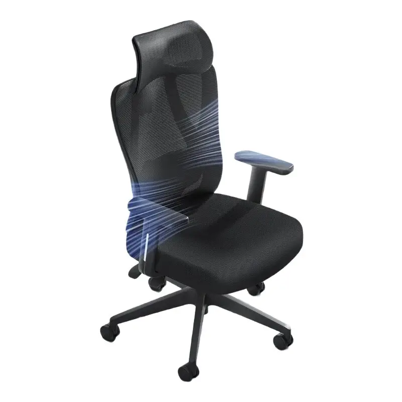 ochama x J.ZAO Z5 Soft Chaise ergonomique réglable 105°-140° avec support lombaire 4D, appuie-tête confortable et tissu en maille respirant