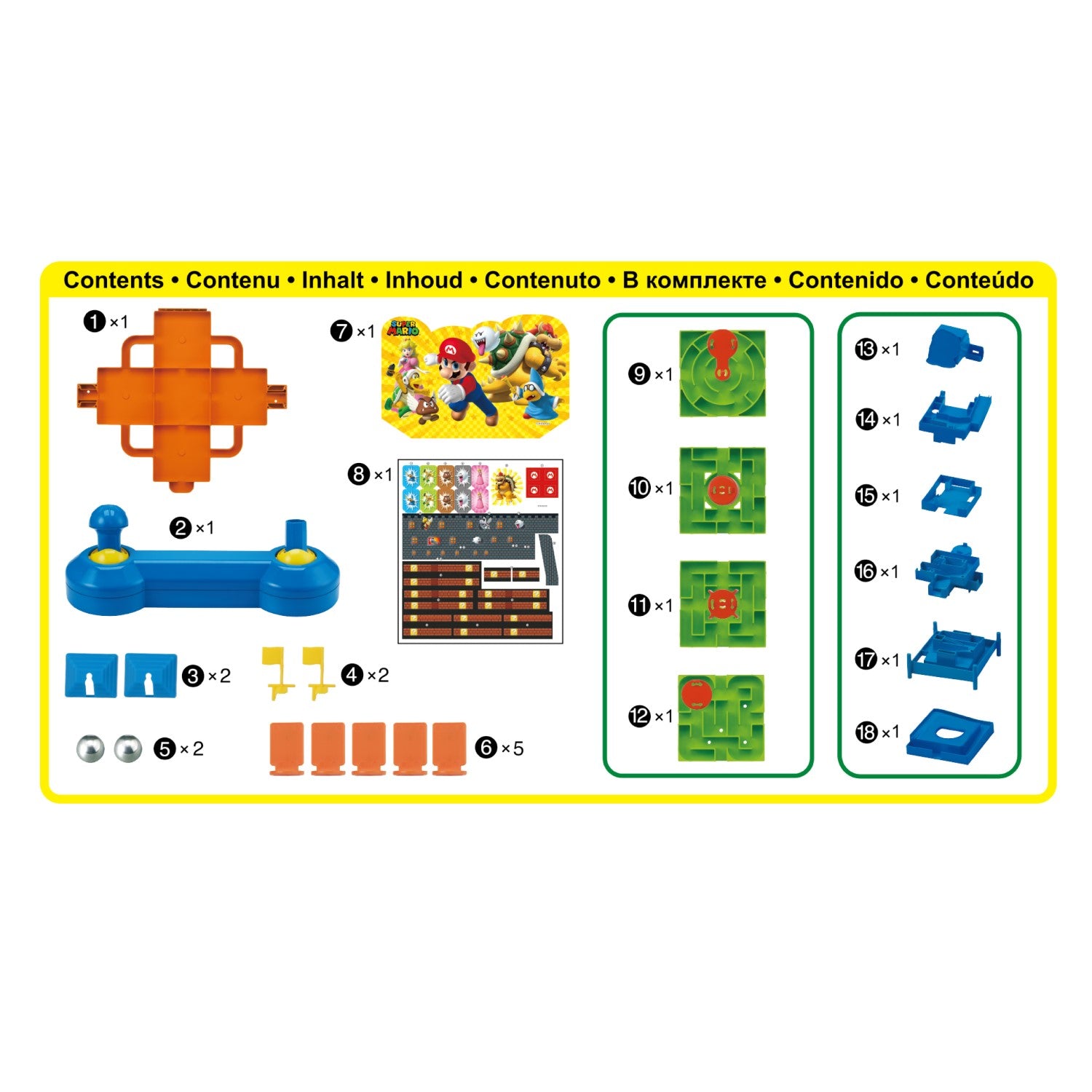 EPOCH Games Pack Super Mario Jeu de Labyrinthe DX
