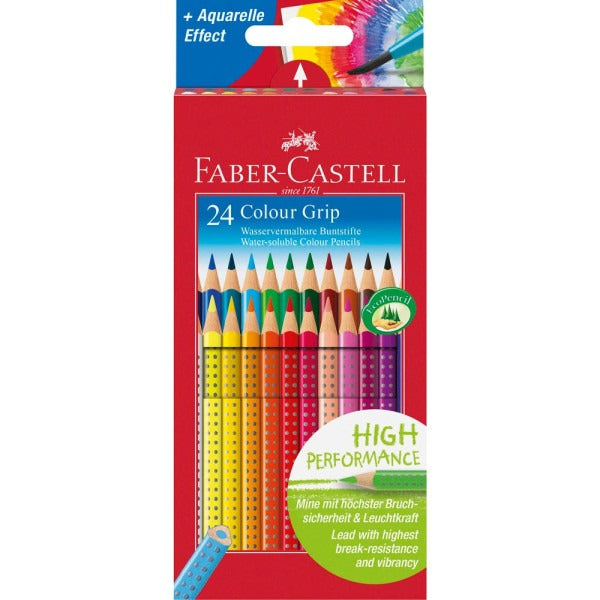 Faber-Castell Colour Grip Lot de 24 crayons de couleur