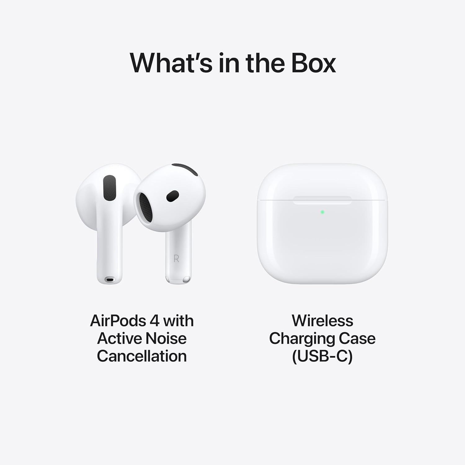 Apple AirPods 4 avec réduction active du bruit