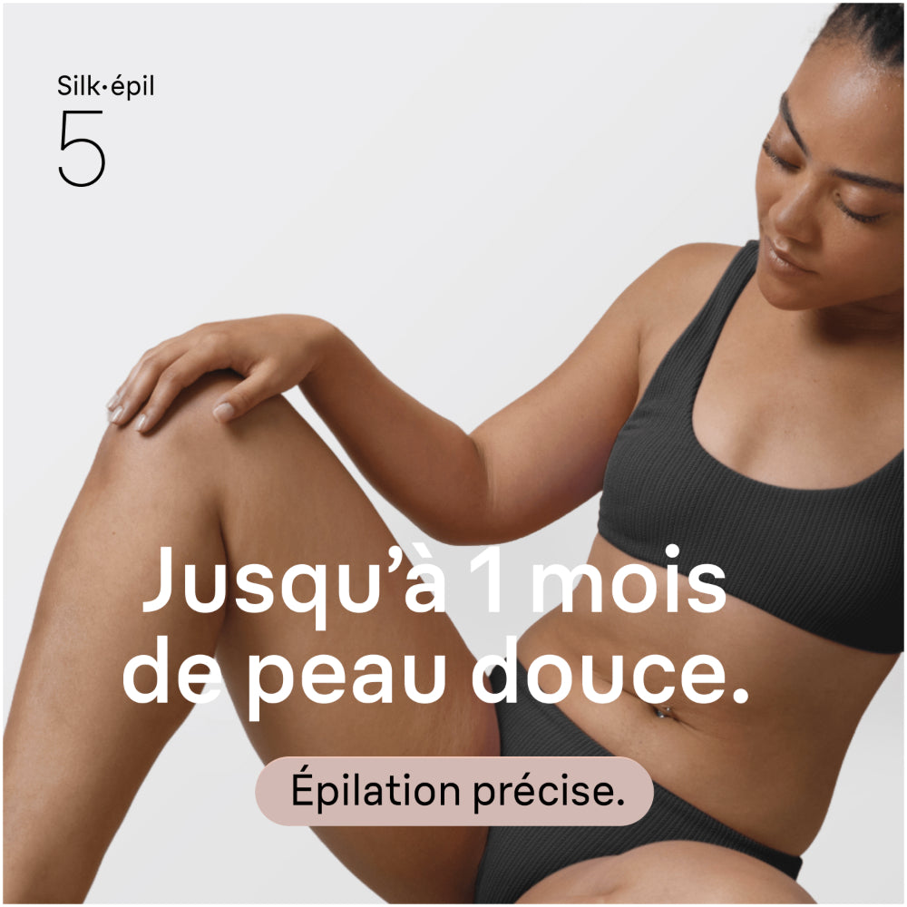 BRAUN Silk-epil 5 SE5-000 épilateur - 1 unité - rouleau de massage - utilisation à sec et sous l'eau - inclut un embout tondeuse