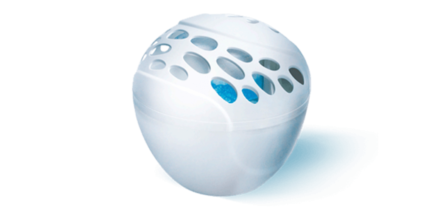 Rubson Sensation Pure | Absorbeur d'humidité pour petites pièces de 10 m² (1 appareil + 1 recharge parfum neutre) – Déshumidificateur anti-humidité et anti-odeur