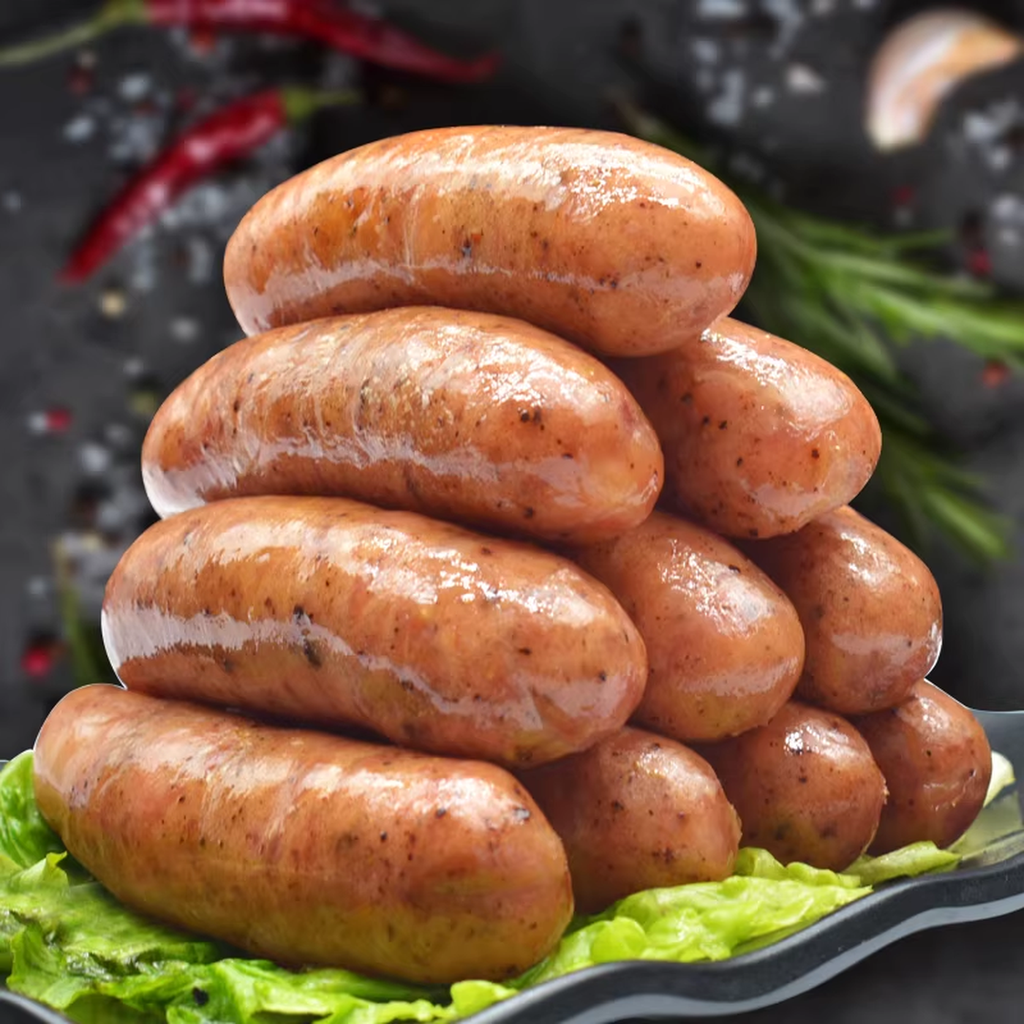 Meng Fu Saucisses de porc au poivre noir (Taïwan) 430 g