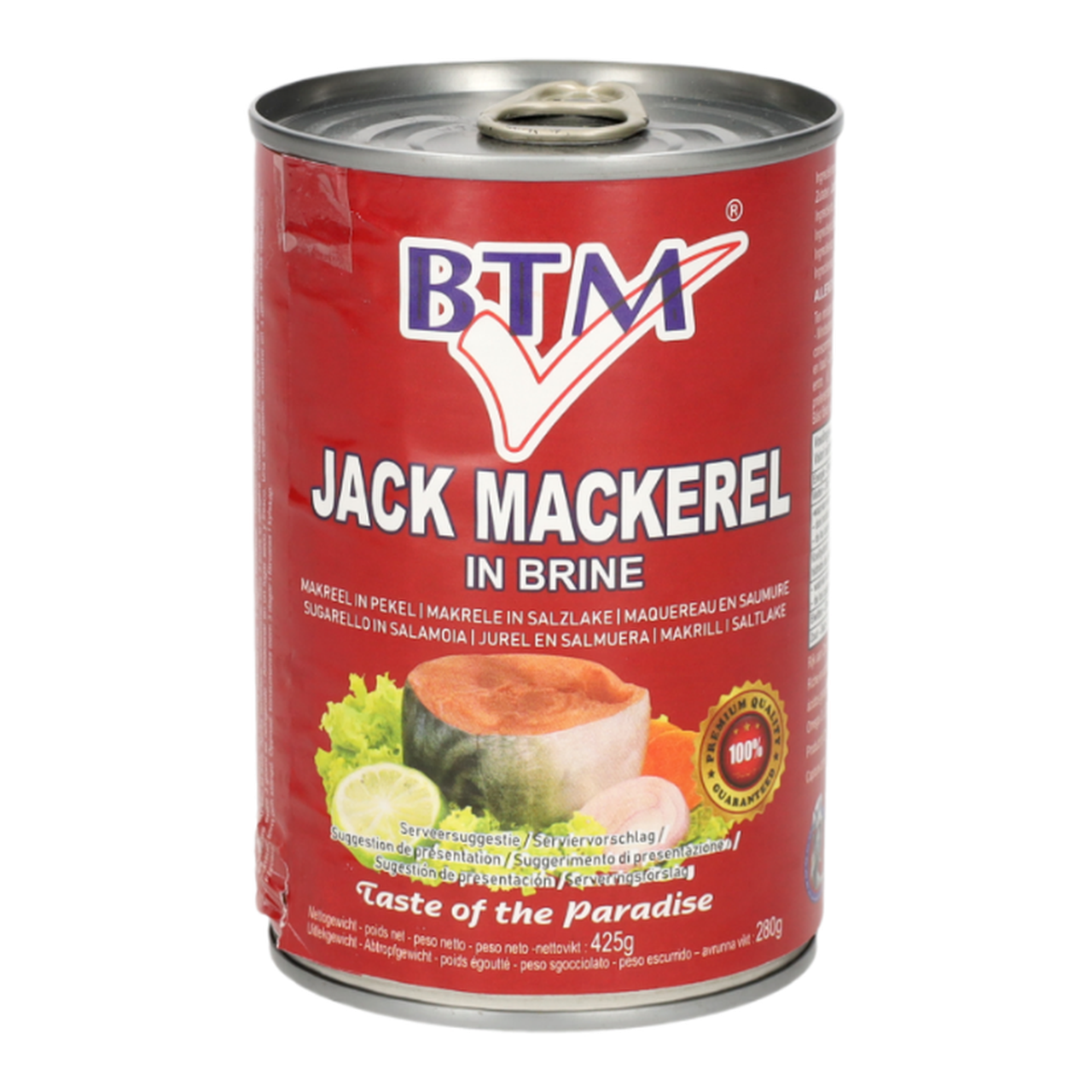 BTM Maquereau en saumure 425 g