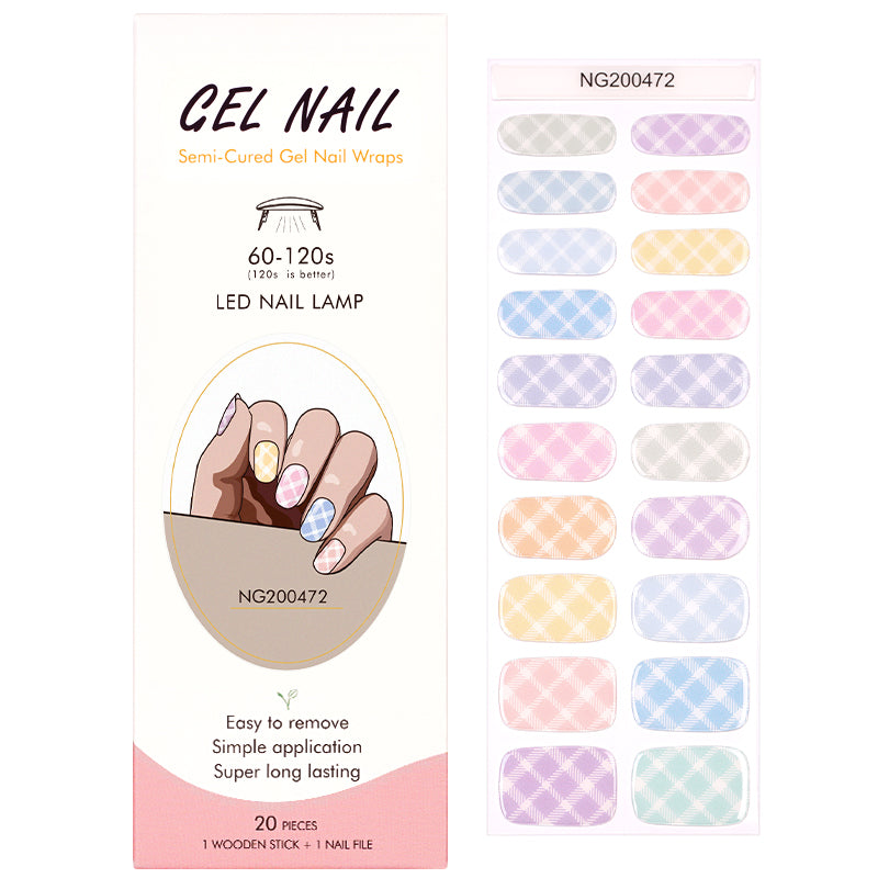 MeoMagic 14-215 Autocollants gels pour ongles - 20 pièces