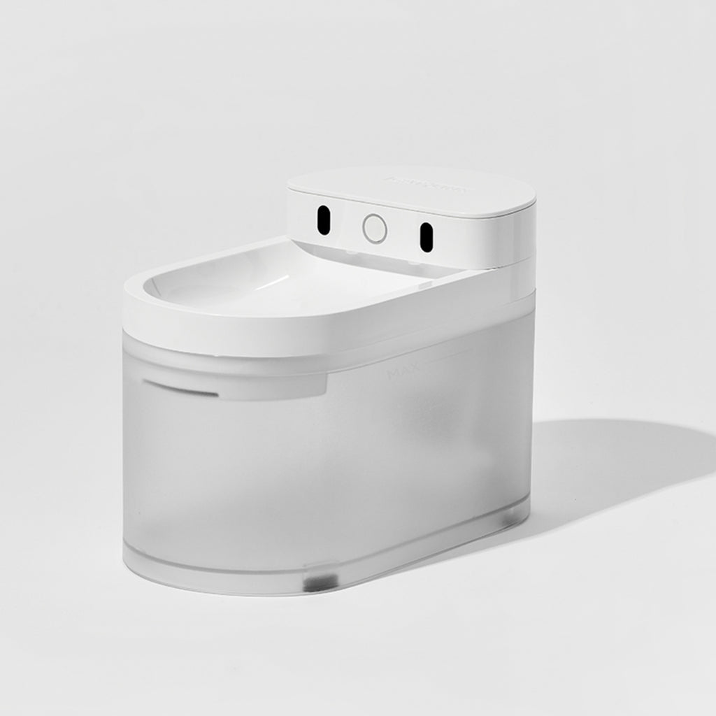 Catlink Pure 3 Fontaine à eau avec 4 modes de fonctionnement pour animaux, autonomie ultra-longue, double système de filtration et batterie 5000 mAh - Blanc