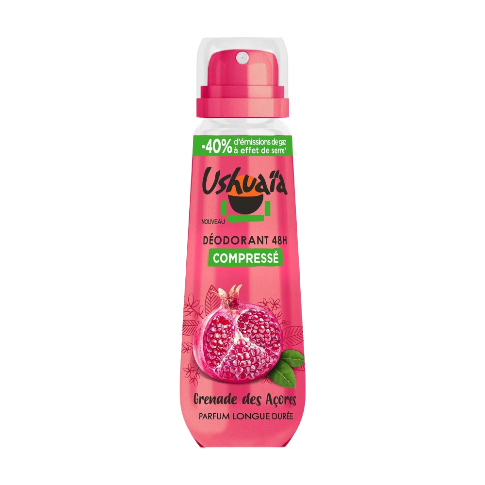 Ushuaïa Azores Grenade 48 h Déodorant Spray Comprimé, 100 ml