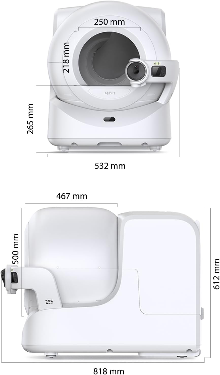 PETKIT Purobot Ultra Bac à litière auto-nettoyant pour chat avec caméra