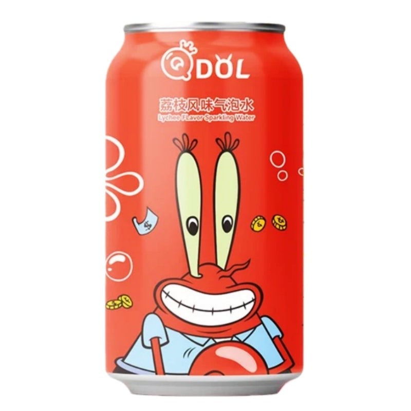 QDOL Eau pétillante saveur litchi 330ml*24