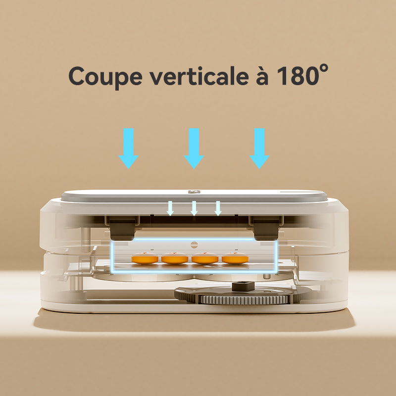 JORDAN&JUDY Coupe-pilules portable, séparateur de comprimés, outil de division de pilules, coupe en quart, coupe en deux, 1 pièce, Gris