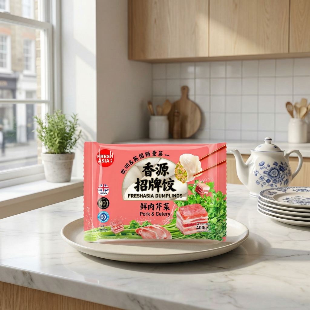 FRESHASIA Raviolis au porc et au céleri 400 g
