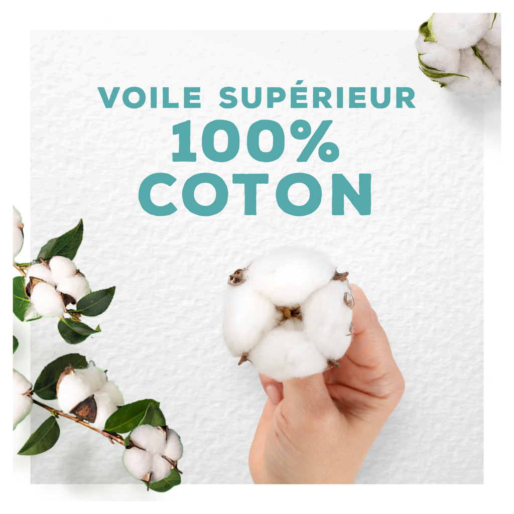 Always Protection coton Serviettes hygiéniques Taille 1 Normal Lot de 22 serviettes