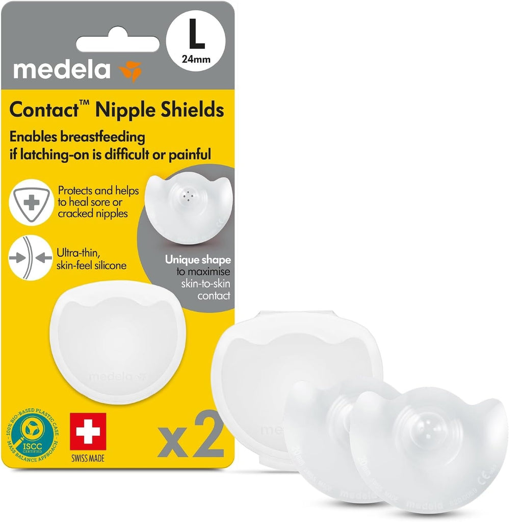 MEDELA Contact - Bouts de sein en silicone, taille M (20 mm), lot de 2