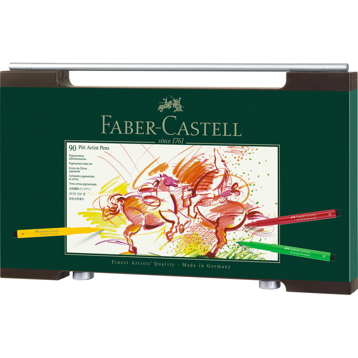 Faber-Castell Boîte de 90 feutres pinceaux Pitt Artist