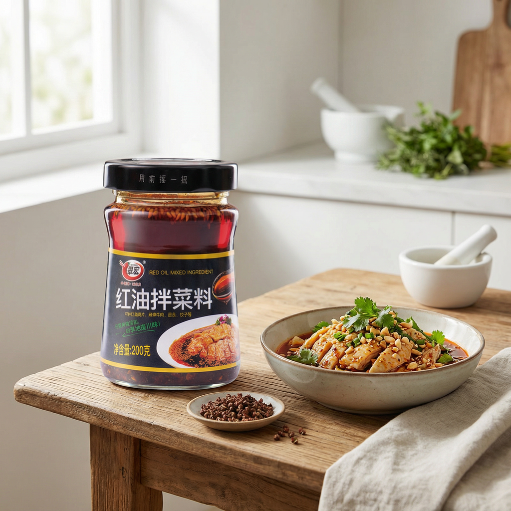 CUIHONG Sauce à l'huile rouge - 200 g