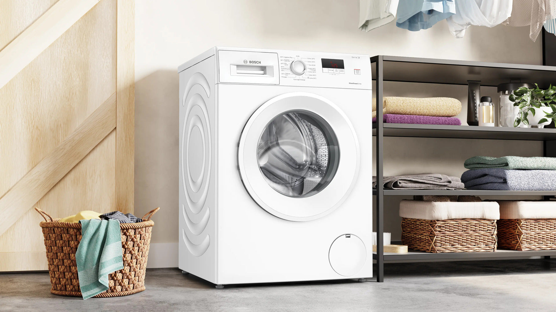 Bosch WGE02407FR lave-linge frontal 7 kg 1 400 tr/min Classe A