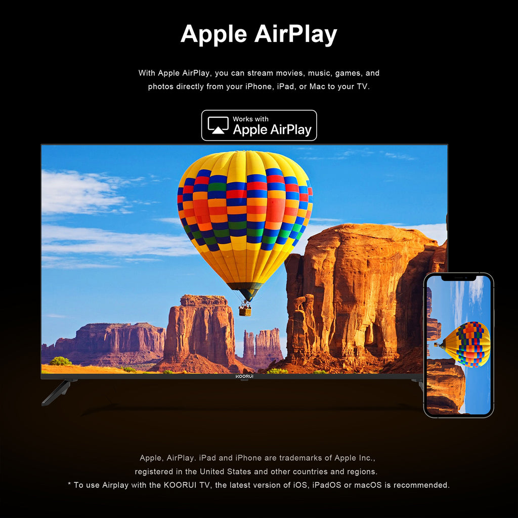 KOORUIK 50Q1UQ-T8, 50 pouces, 4K QLED, TIZEN TV, K50Q1UQ-T8, Son dynamique avec Dolby Audio, Finition métallique haut de gamme