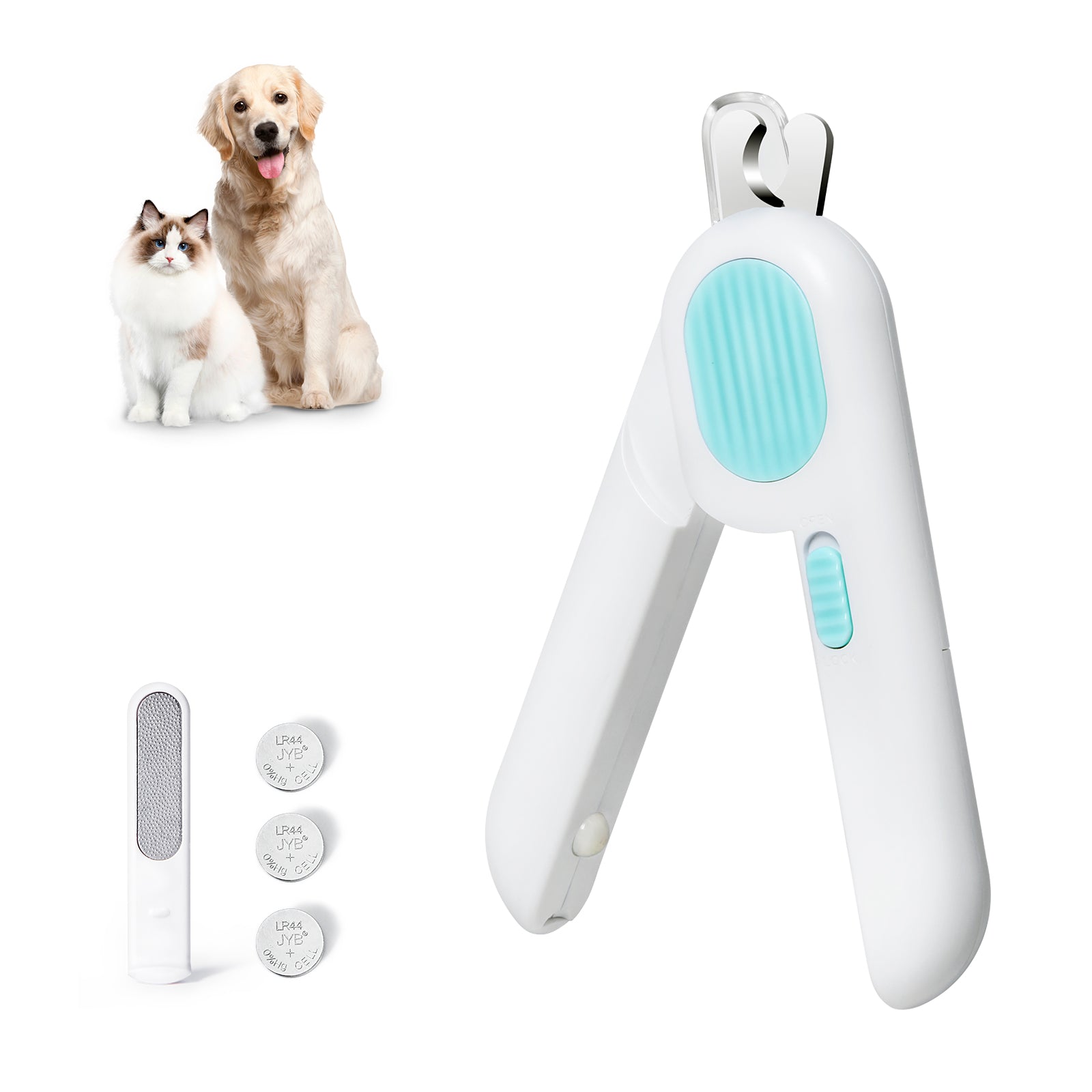 Petgravity Coupe-griffes à effort réduit Bleu