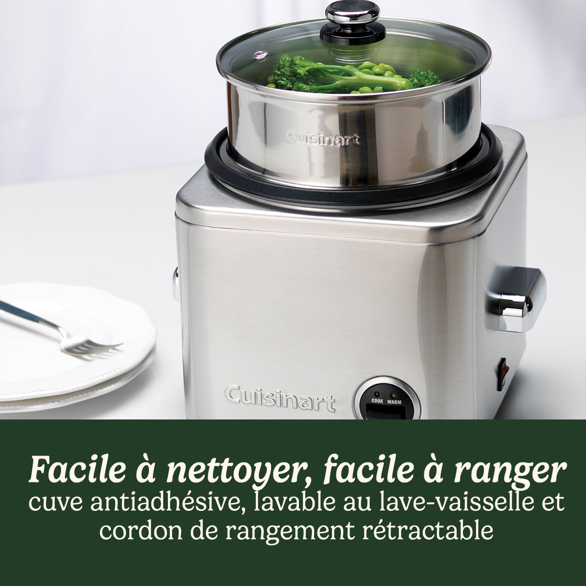 Cuisinart Cuiseur à riz CRC400E