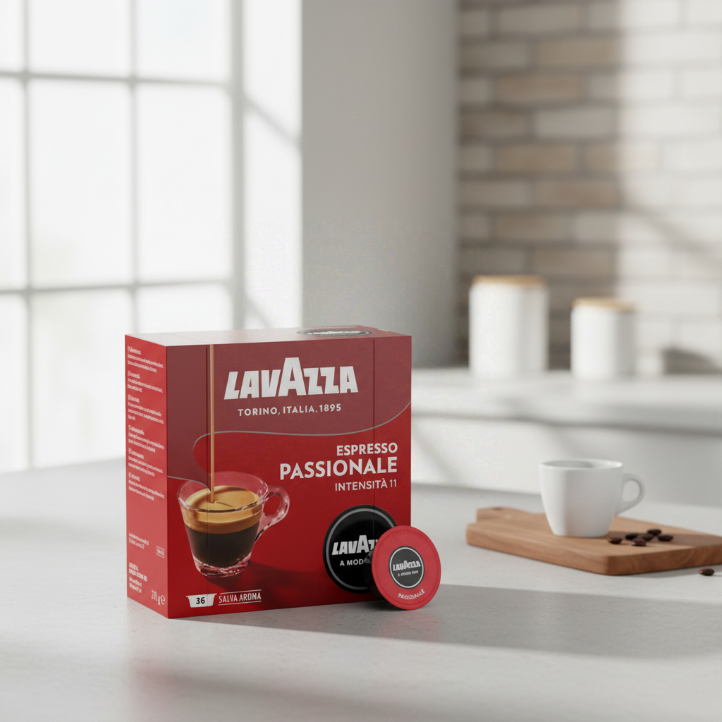 LAVAZZA Capsules Compatibles A Modo Mio Espresso passionale 36 capsules