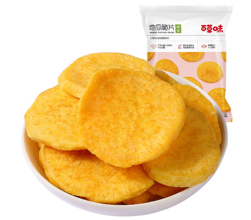 Be&Cheery Chips de patate douce saveur originale - 70 g