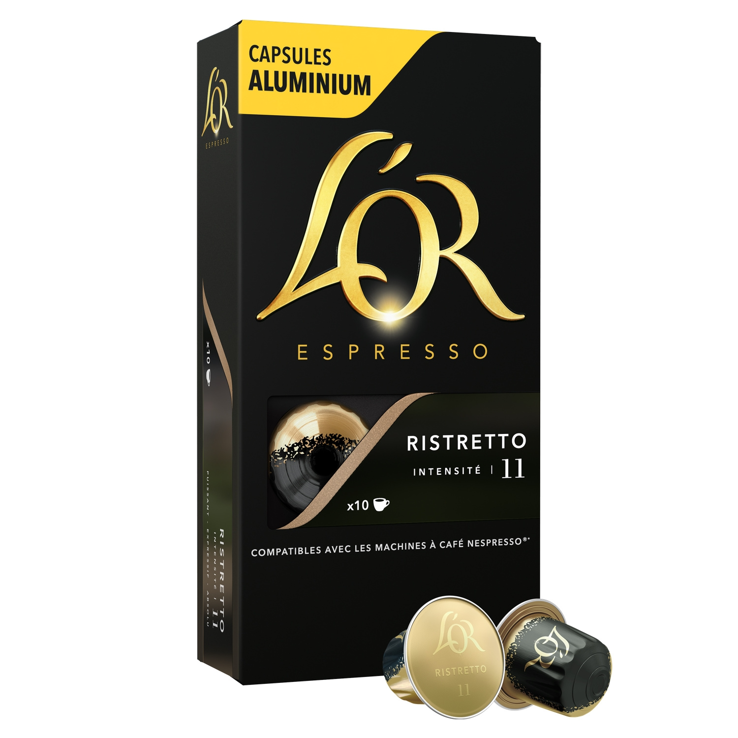 L'OR Capsules Espresso Ristretto compatible Nespresso - 10 capsules
