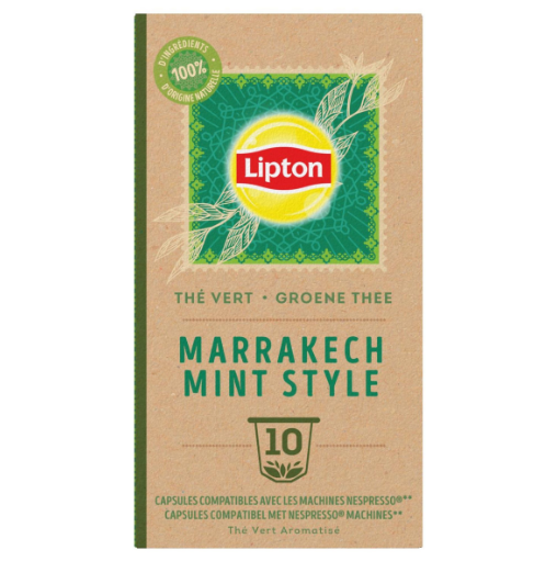 LIPTON Capsules Compatibles Nespresso Menthe de Marrakech 10 capsules