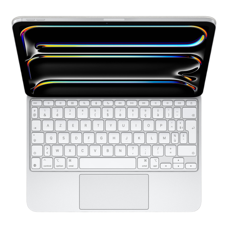 Apple Magic Keyboard pour iPad Pro 11-pouces M5 - Disposition française - Blanc