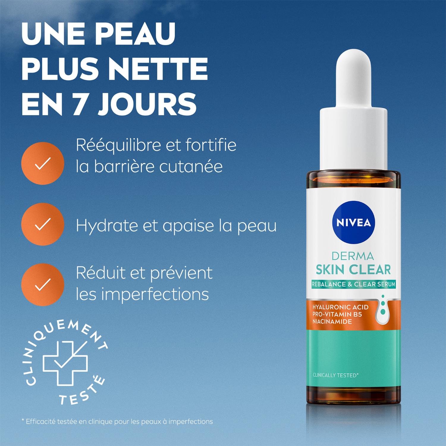 NIVEA Derma Skin Clear Sérum Purifiant Apaisant 30 ml