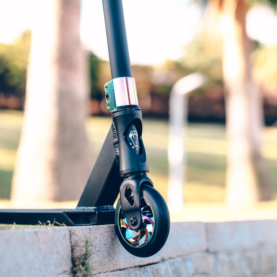 VOKUL K1 Pro Trottinette freestyle pour enfants à partir de 8 ans, adolescents, adultes - Trottinette freestyle niveau débutant pour garçons, filles - Trottinette freestyle pour skatepark et rue