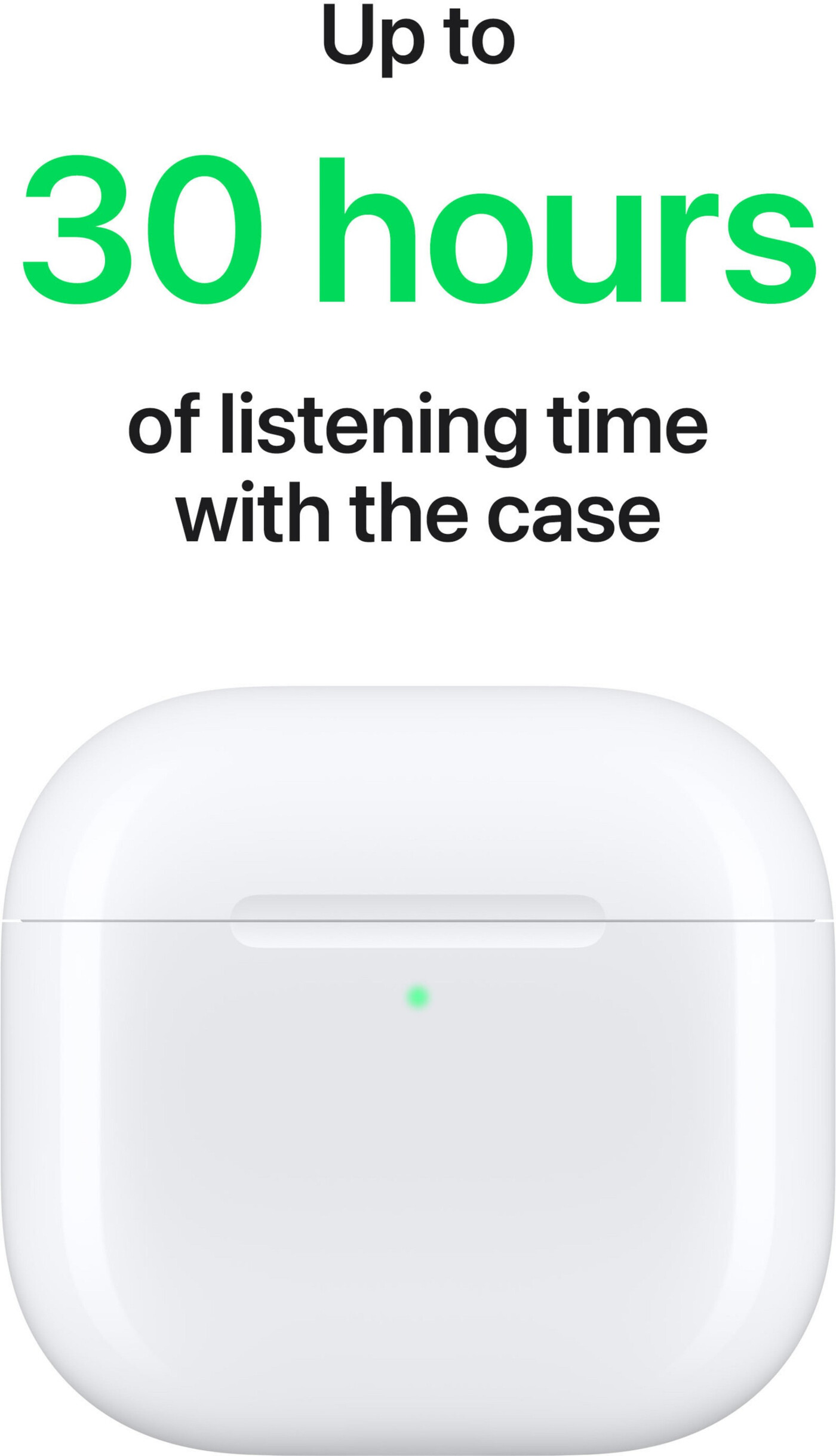 Apple AirPods 4, écouteurs sans fil Bluetooth, résistants à la transpiration et à l'eau, boîtier de charge USB-C, puce H2