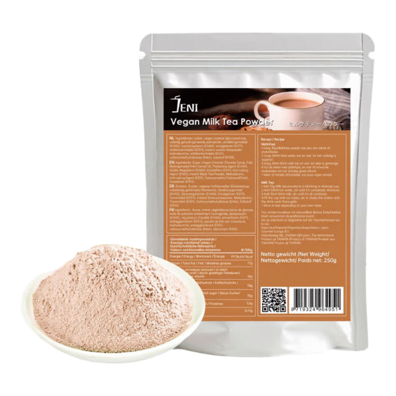 JENI Poudre de thé au lait végan - 250 g