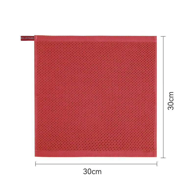 JORDAN&JUDY Essuie-tout de cuisine - Lot de 6 - Rouge - Durables et faciles à nettoyer - 30 x 30 cm