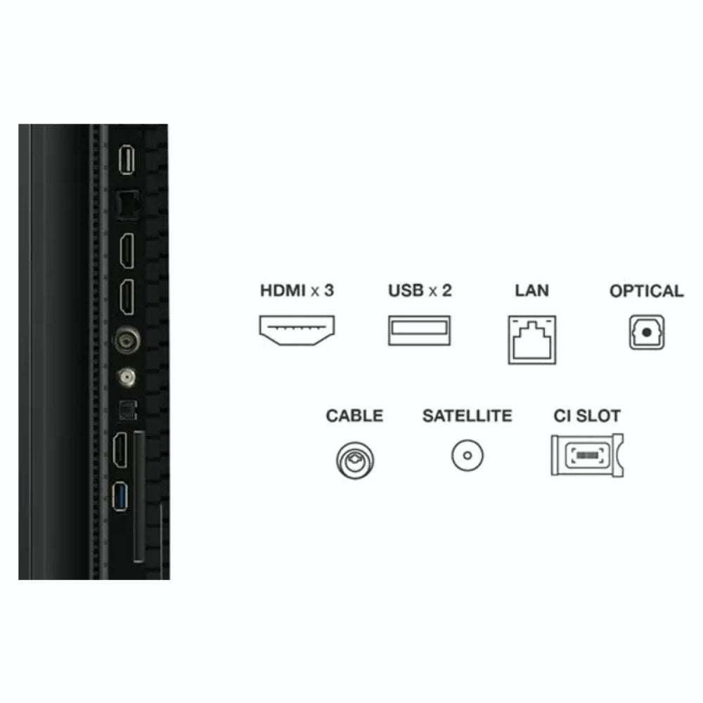 TCL 65P71K Téléviseur intelligent 65 pouces 4K QLED - 2025