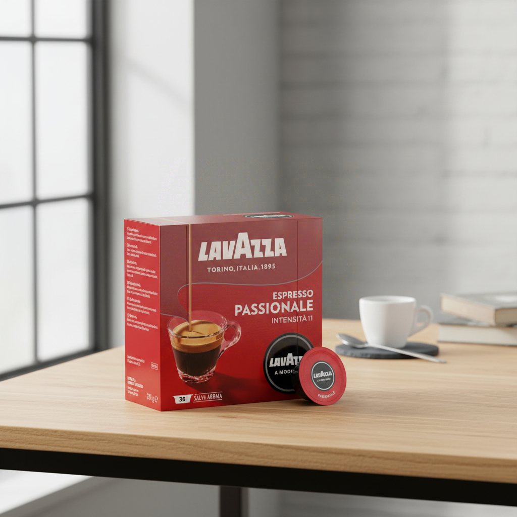LAVAZZA Capsules Compatibles A Modo Mio Espresso passionale 36 capsules