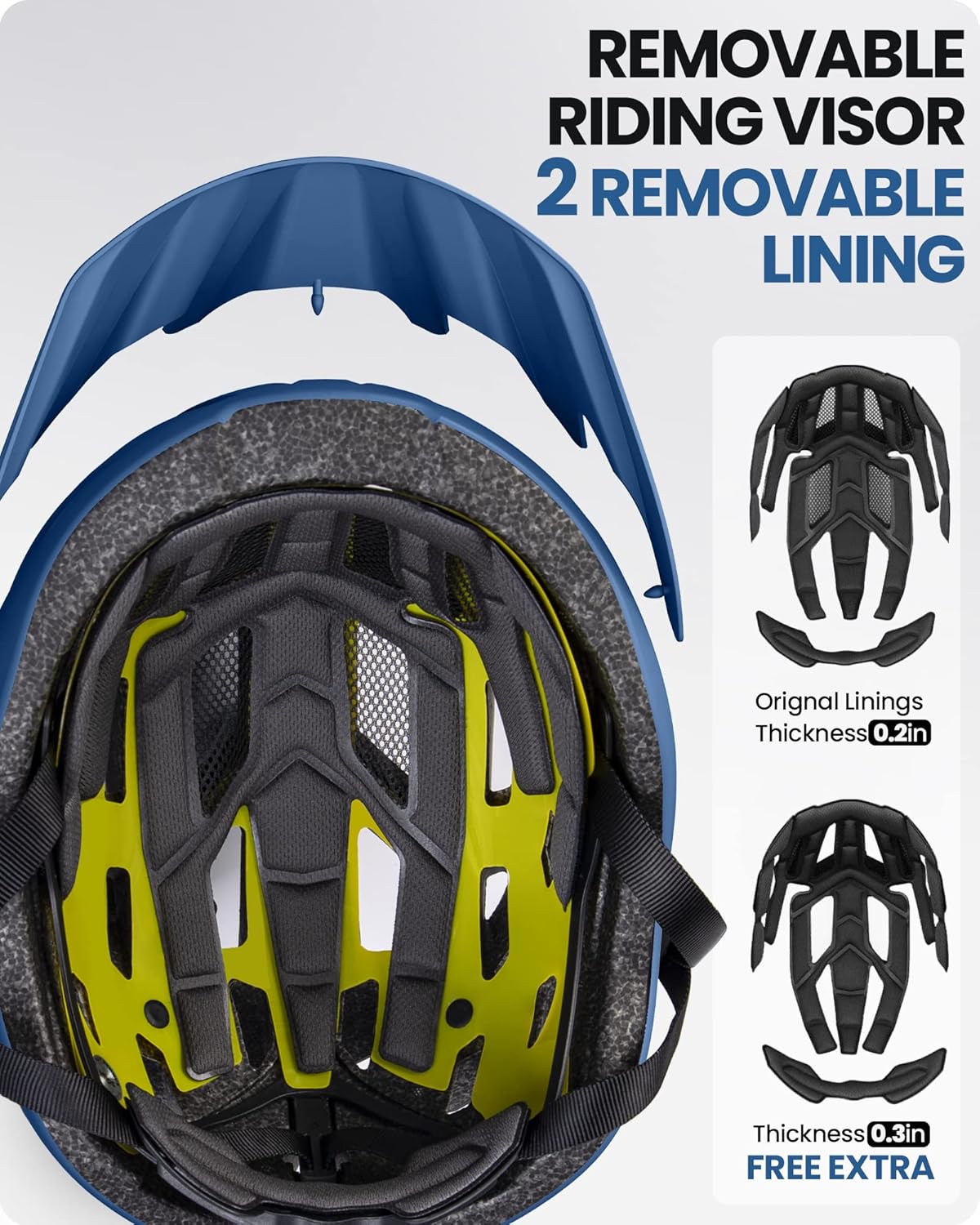 OutdoorMaster MIPS Gem I Casque de vélo de loisir adulte - Chaussée Bleu océan, M
