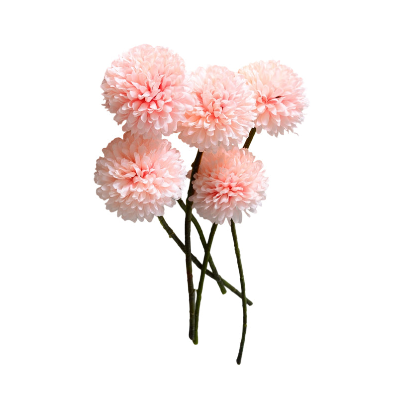 Wei's moment 6 pcs fleurs artificielles décoration de vase de mariée hortensia artificiel rose charnu