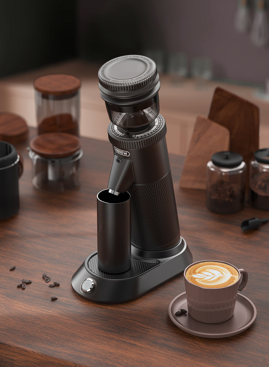 HiBREW G5 Moulin à café électrique avec meule conique de 48 mm 36 engrenages mouture réglable pour espresso/turc/pour over/moka/café filtre