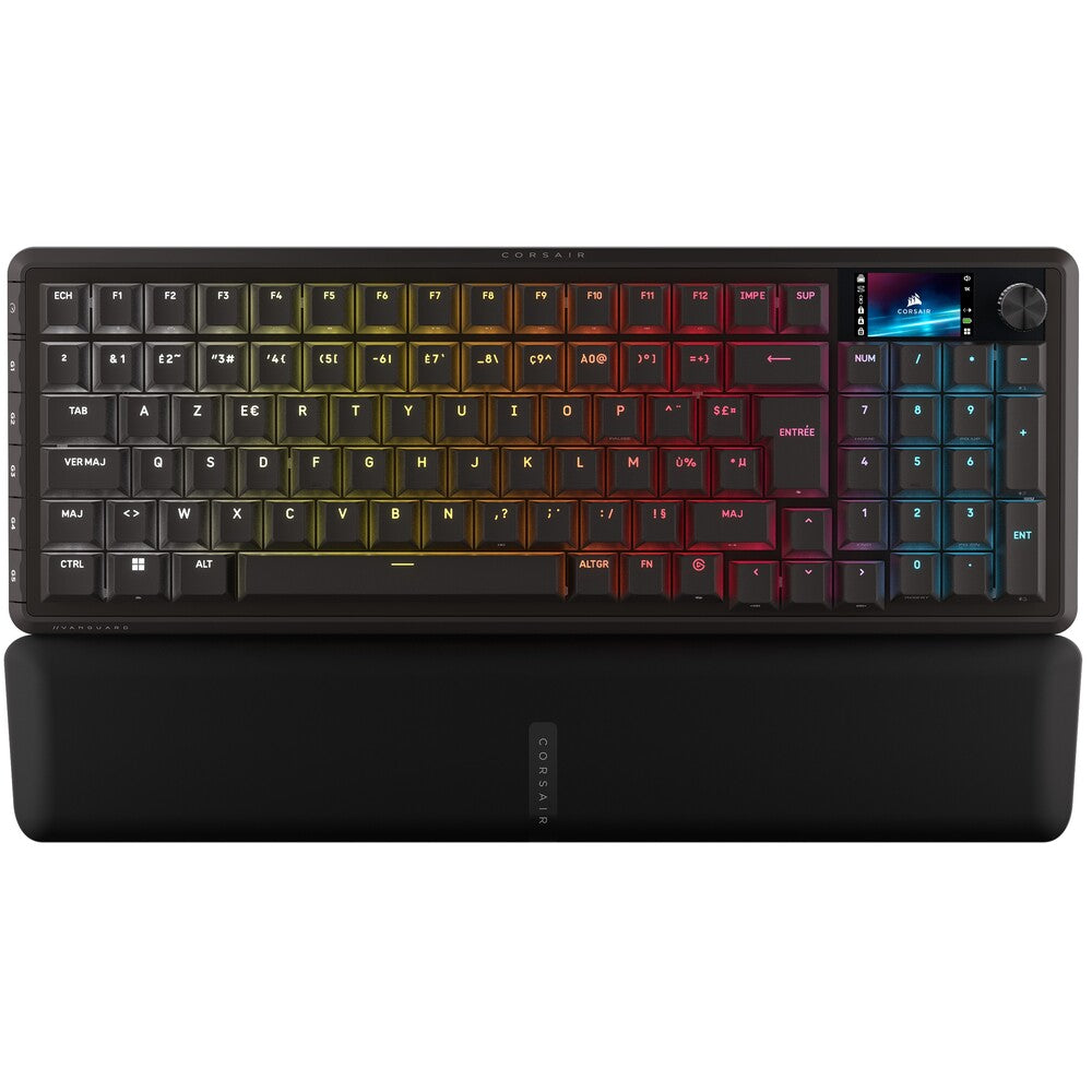 CORSAIR VANGUARD 96 Clavier Gaming Mécanique (MLX Plasma) sans fil RGB 96% - AZERTY - Noir