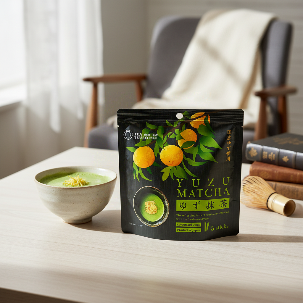 Tsuboichi Thé instantané matcha yuzu - 50 g